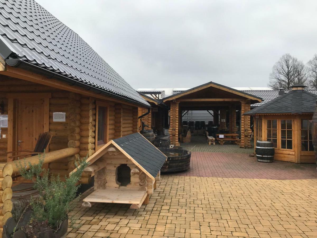 Wellness Huette Am Zwenkauer See Bei Leipzig Экстерьер фото