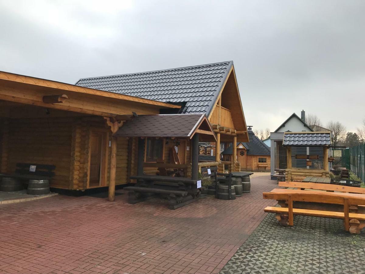 Wellness Huette Am Zwenkauer See Bei Leipzig Экстерьер фото