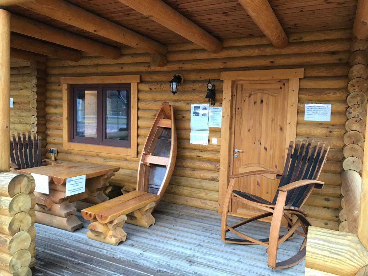 Wellness Huette Am Zwenkauer See Bei Leipzig Экстерьер фото