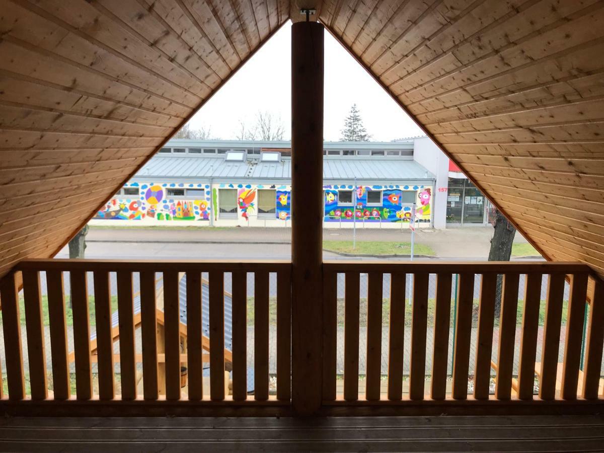 Wellness Huette Am Zwenkauer See Bei Leipzig Экстерьер фото